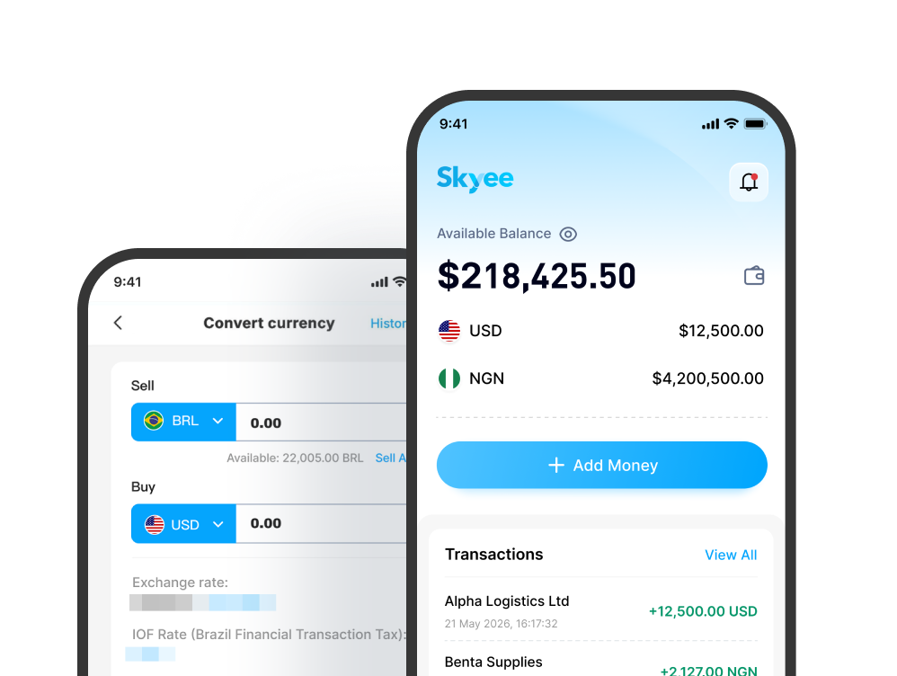 Skyee APP screens